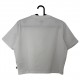 DICKIES WHITE CROP-TOP T-SHIRT DICKIES WHITE CROP-TOP T-SHIRT