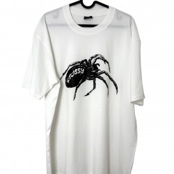 STUSSY WHITE T-SHIRT SPIDER 