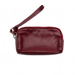 RED LEATHER WALLET VINTAGE