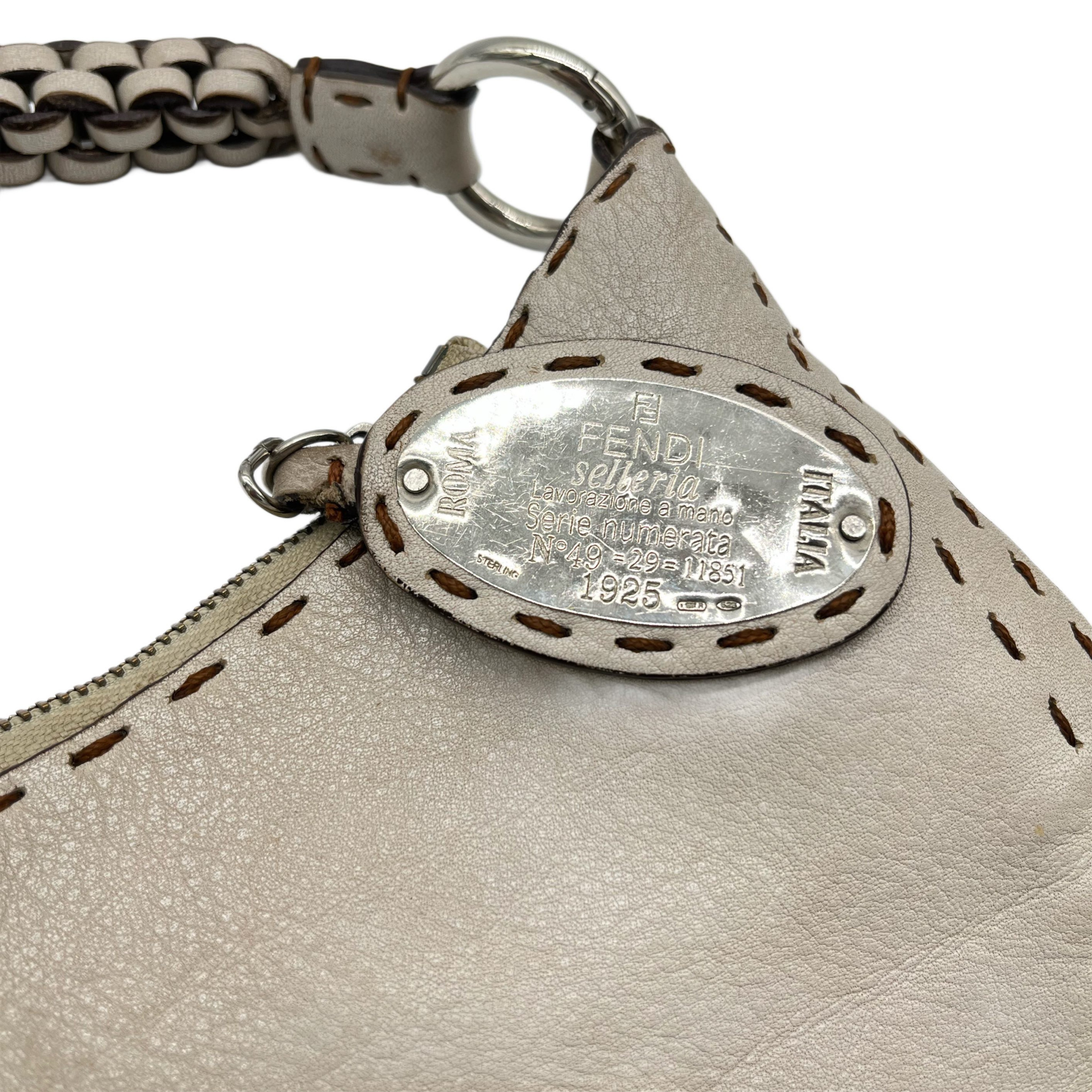FENDI SELLERIA LEATHER SHOULDER BAG FENDI SELLERIA LEATHER SHOULDER BAG