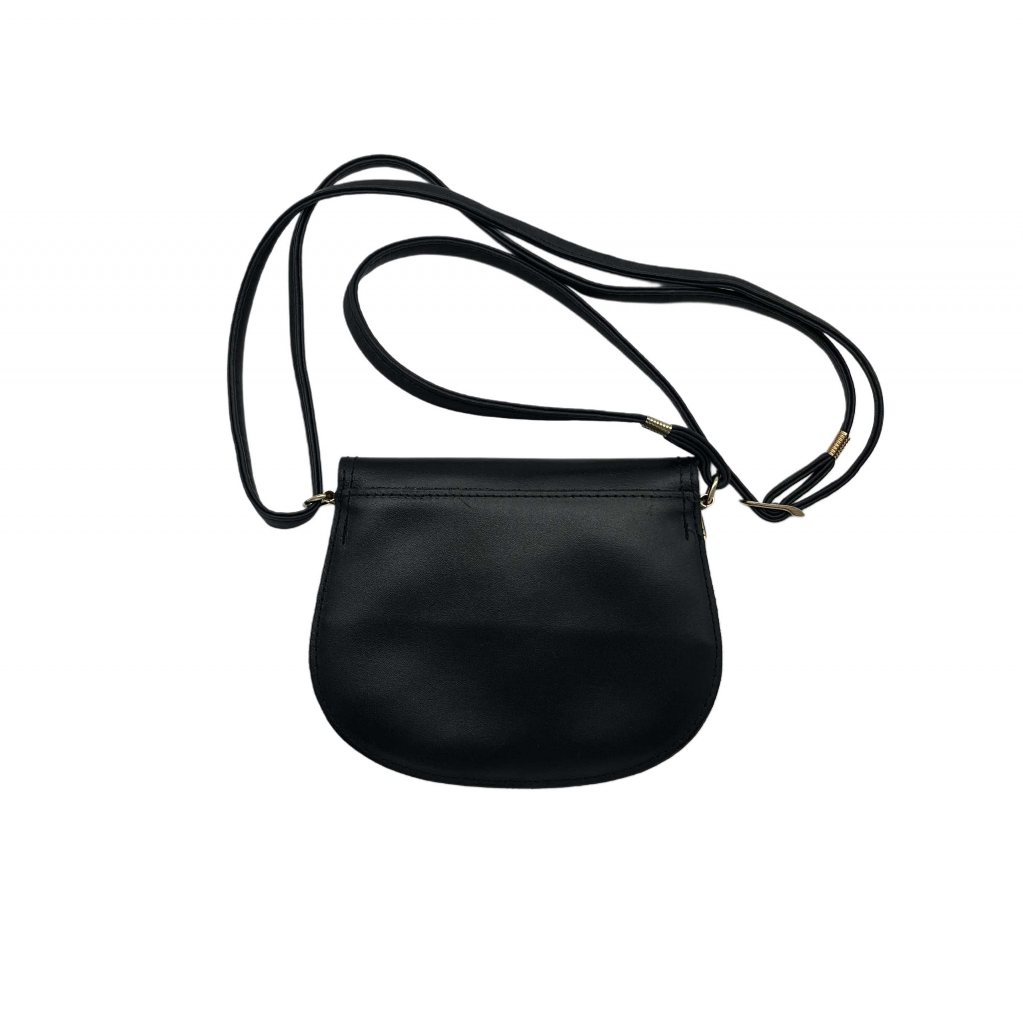 BLACK LEATHER CROSS BODY BAG BLACK LEATHER CROSS BODY BAG