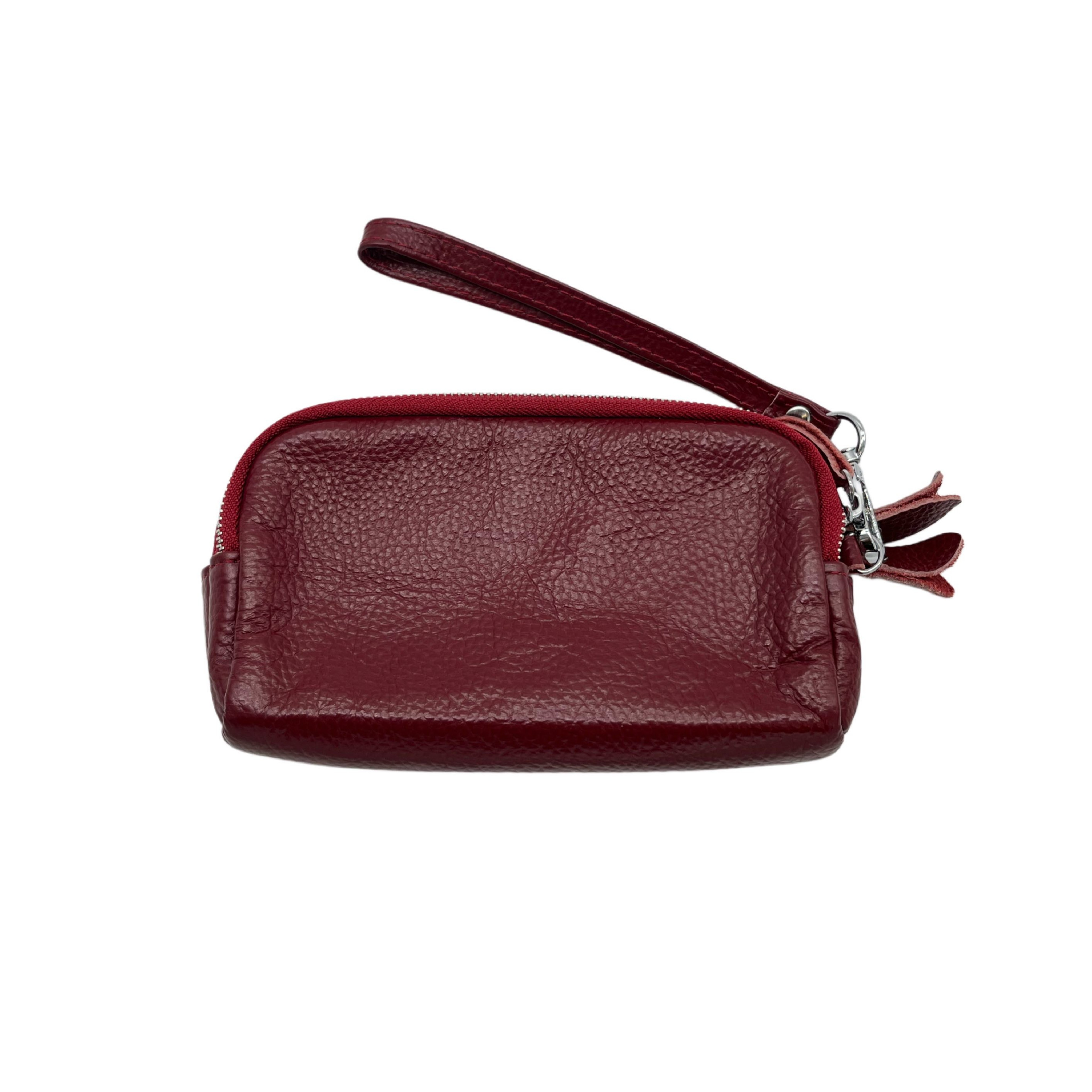 RED LEATHER WALLET VINTAGE RED LEATHER WALLET VINTAGE