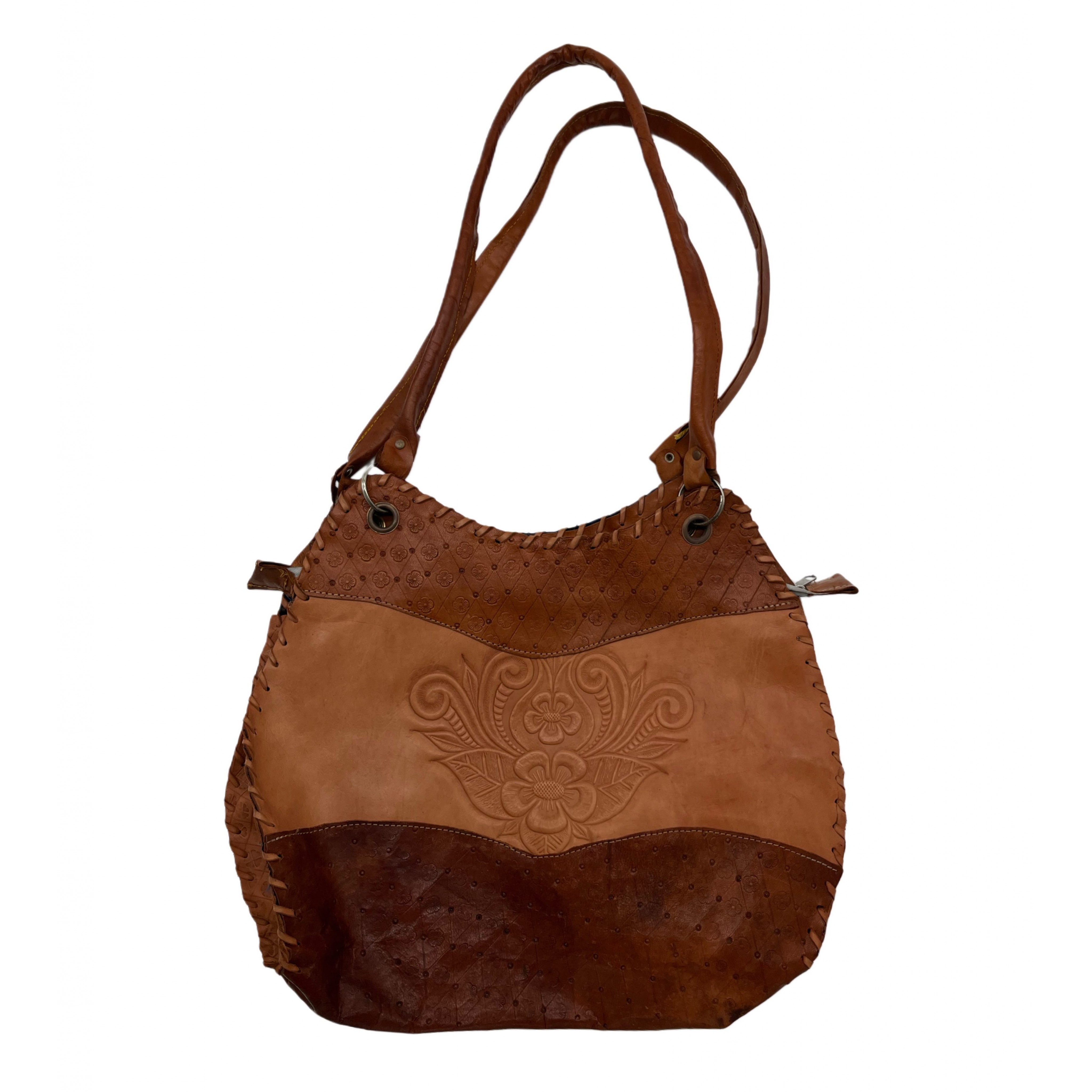 LEATHER VINTAGE SHOULDER BAG LEATHER VINTAGE SHOULDER BAG