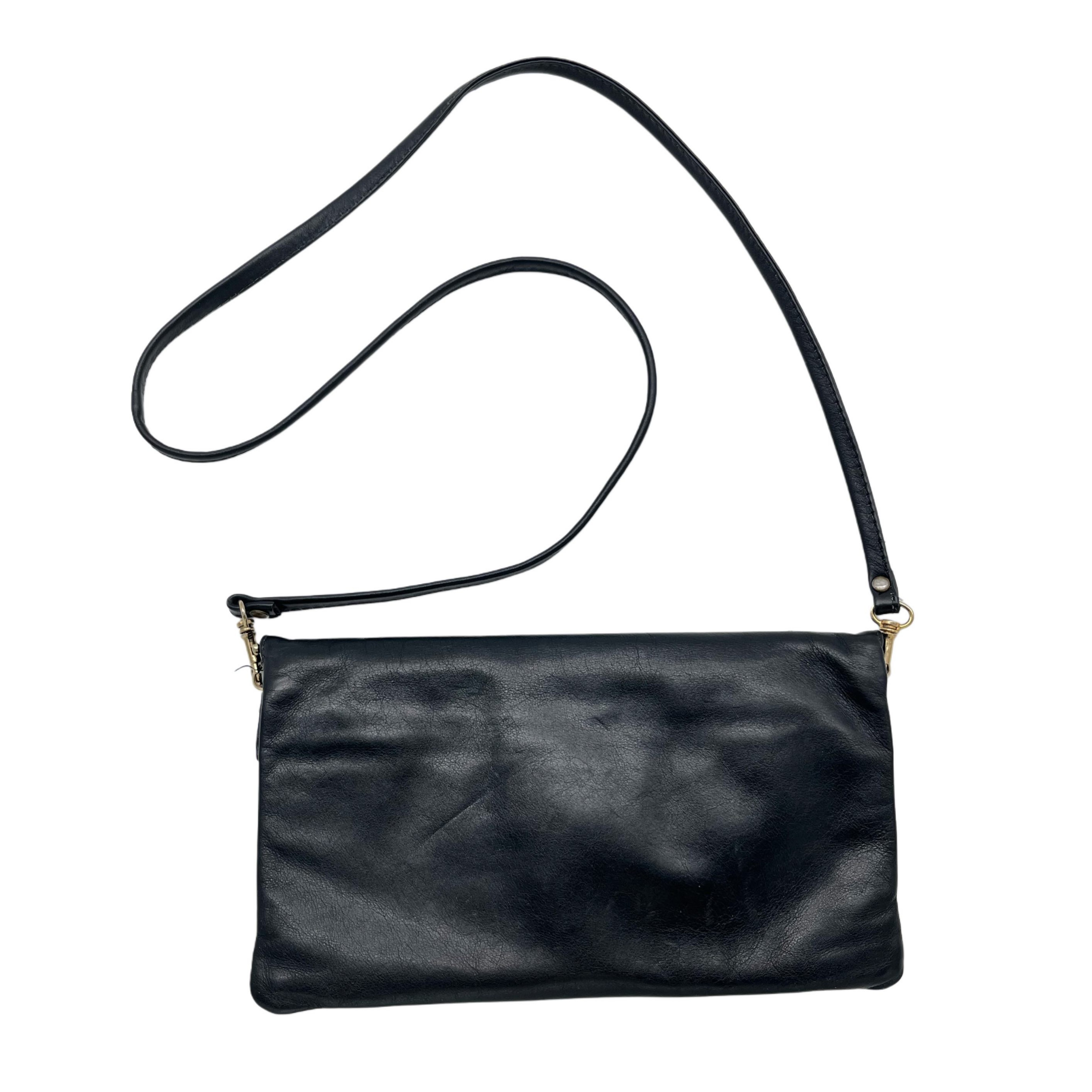 BLACK LEATHER CROSS BODY BAG BLACK LEATHER CROSS BODY BAG