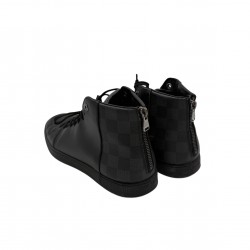 LOUIS VUITTON TRAINER SNEAKER HIGH BOOTS LEATHER 