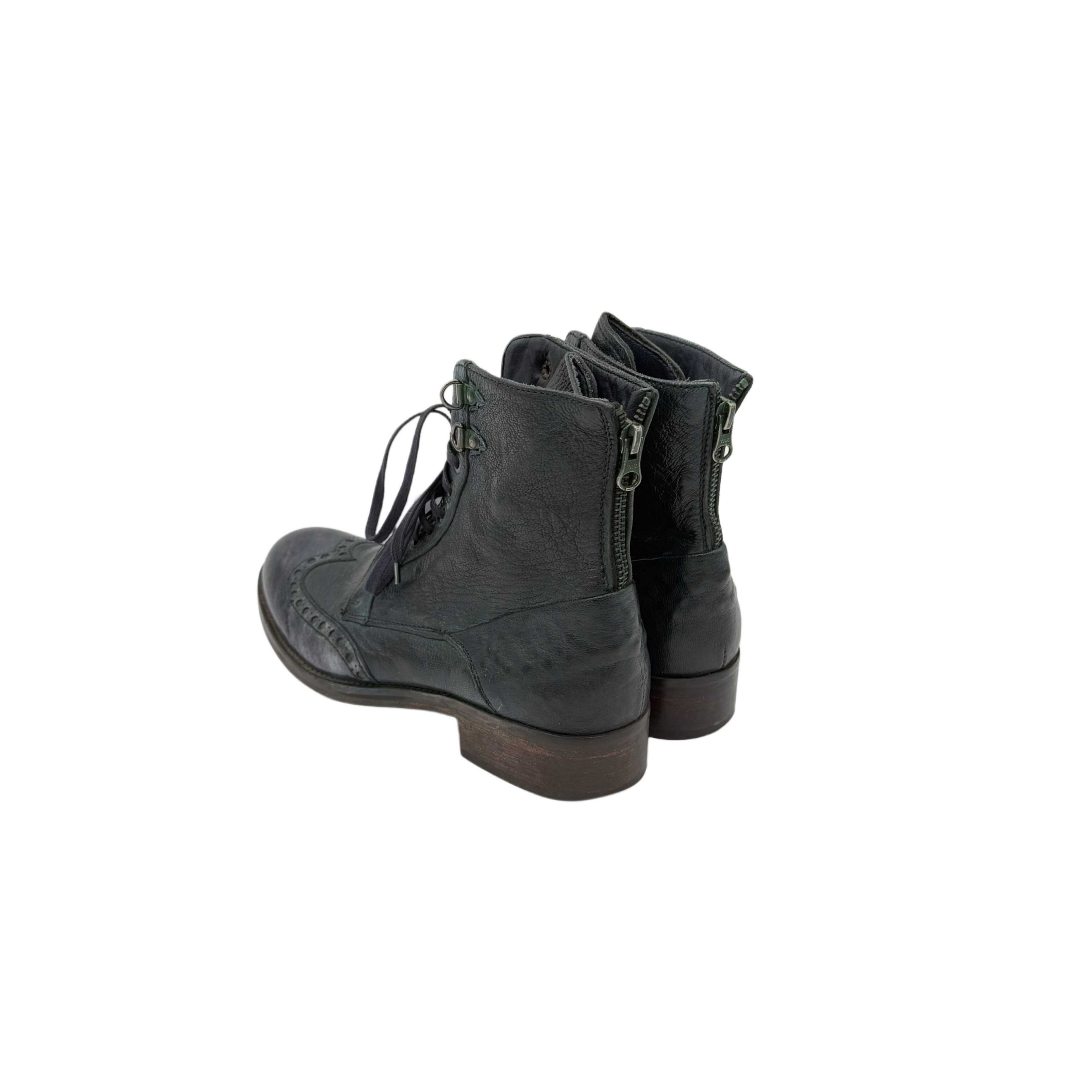 LEATHER BOOTS VINTAGE LEATHER BOOTS VINTAGE