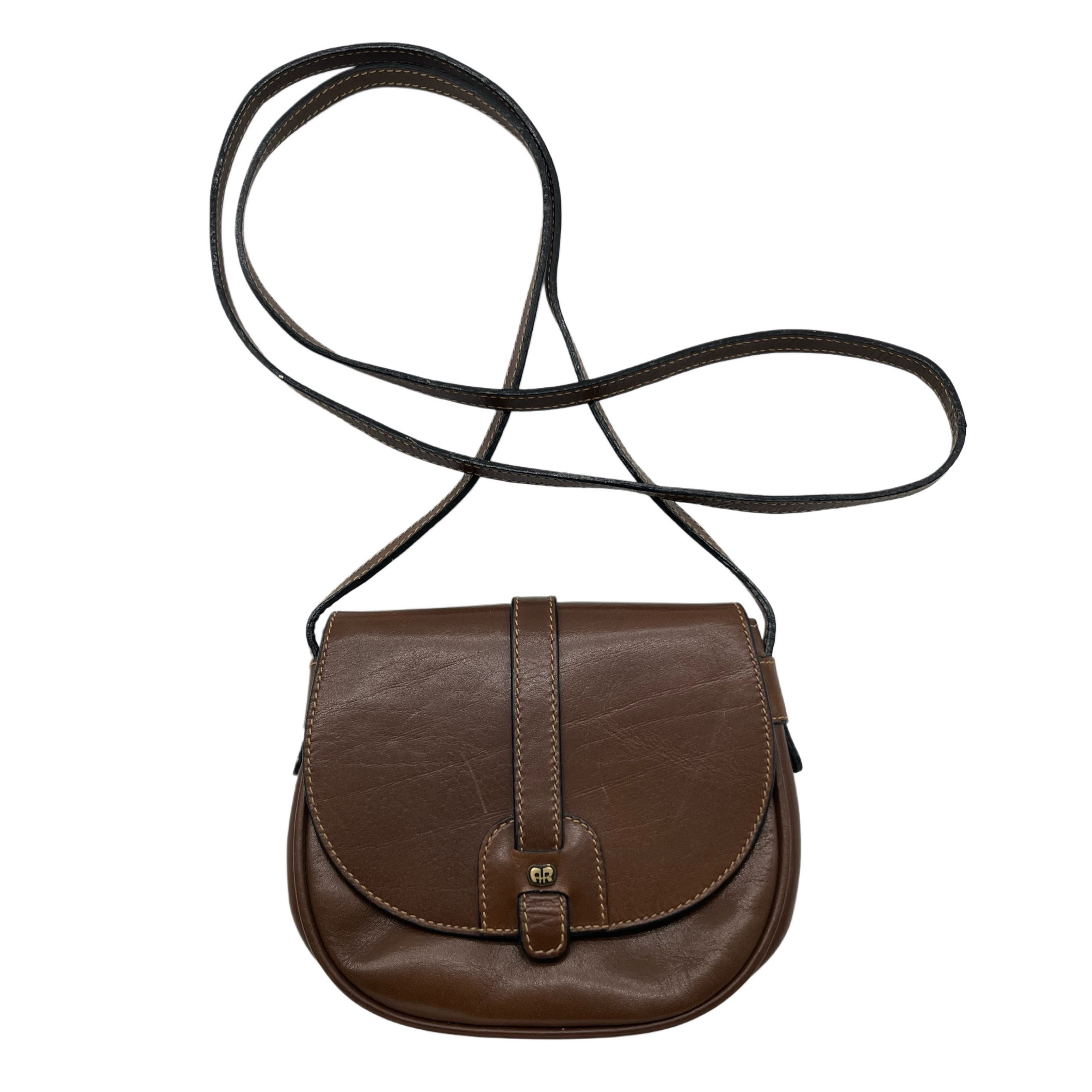BROWN LEATHER CROSS BODY BAG BROWN LEATHER CROSS BODY BAG