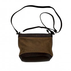 BROWN LEATHER CROSS BODY BAG VINTAGE