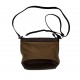 BROWN LEATHER CROSS BODY BAG VINTAGE