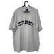 STUSSY GREY T-SHIRT STUSSY GREY T-SHIRT