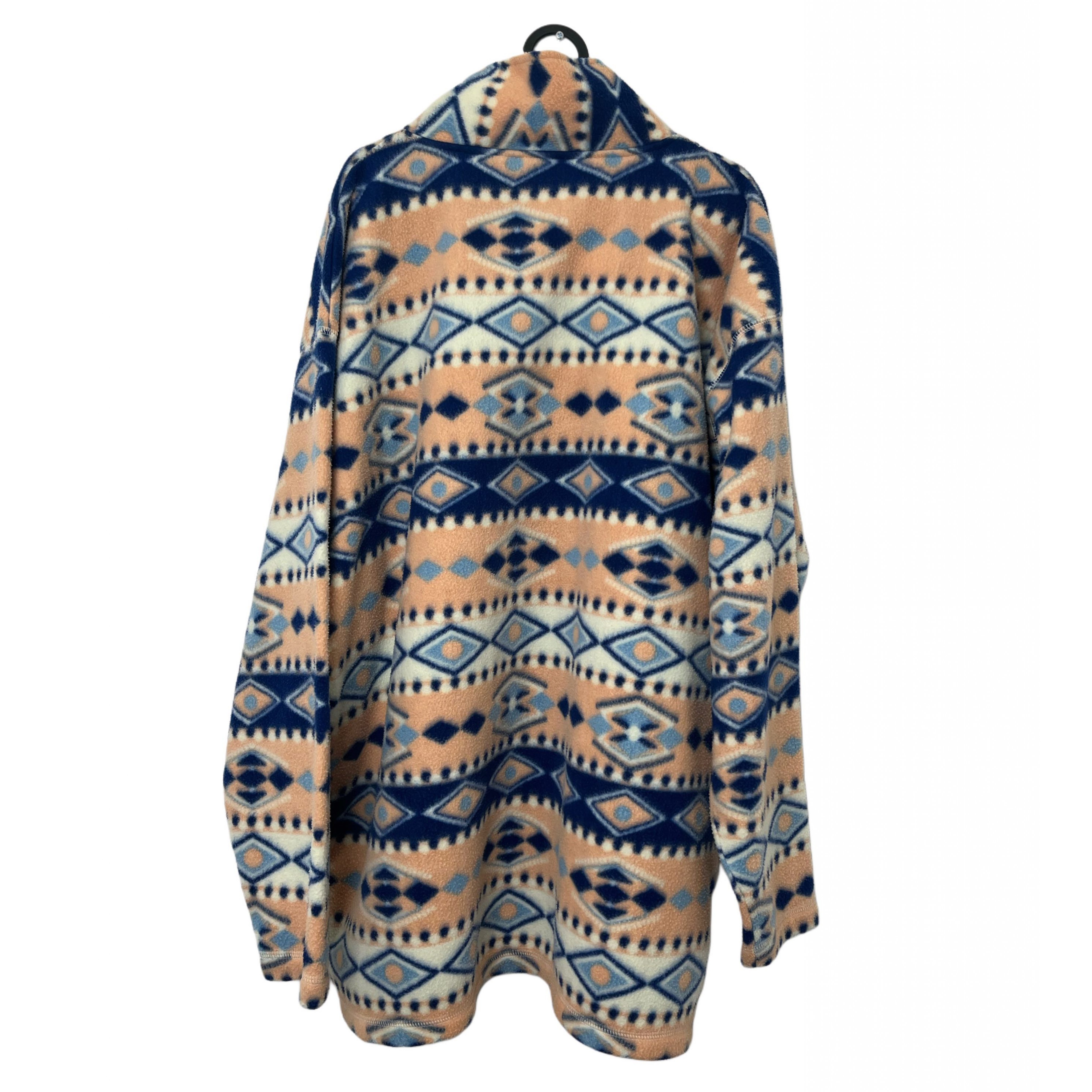 TEXTURED FLEECE HALF ZIPPER
