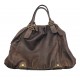 COFFEE BROWN LEATHER VINTAGE SHOULDER BAG COFFEE BROWN LEATHER VINTAGE SHOULDER BAG