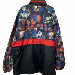 WATERPROOF TEXTURED HALF ZIPPER JACKET