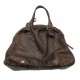 COFFEE BROWN LEATHER VINTAGE SHOULDER BAG COFFEE BROWN LEATHER VINTAGE SHOULDER BAG