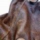 COFFEE BROWN LEATHER VINTAGE SHOULDER BAG COFFEE BROWN LEATHER VINTAGE SHOULDER BAG