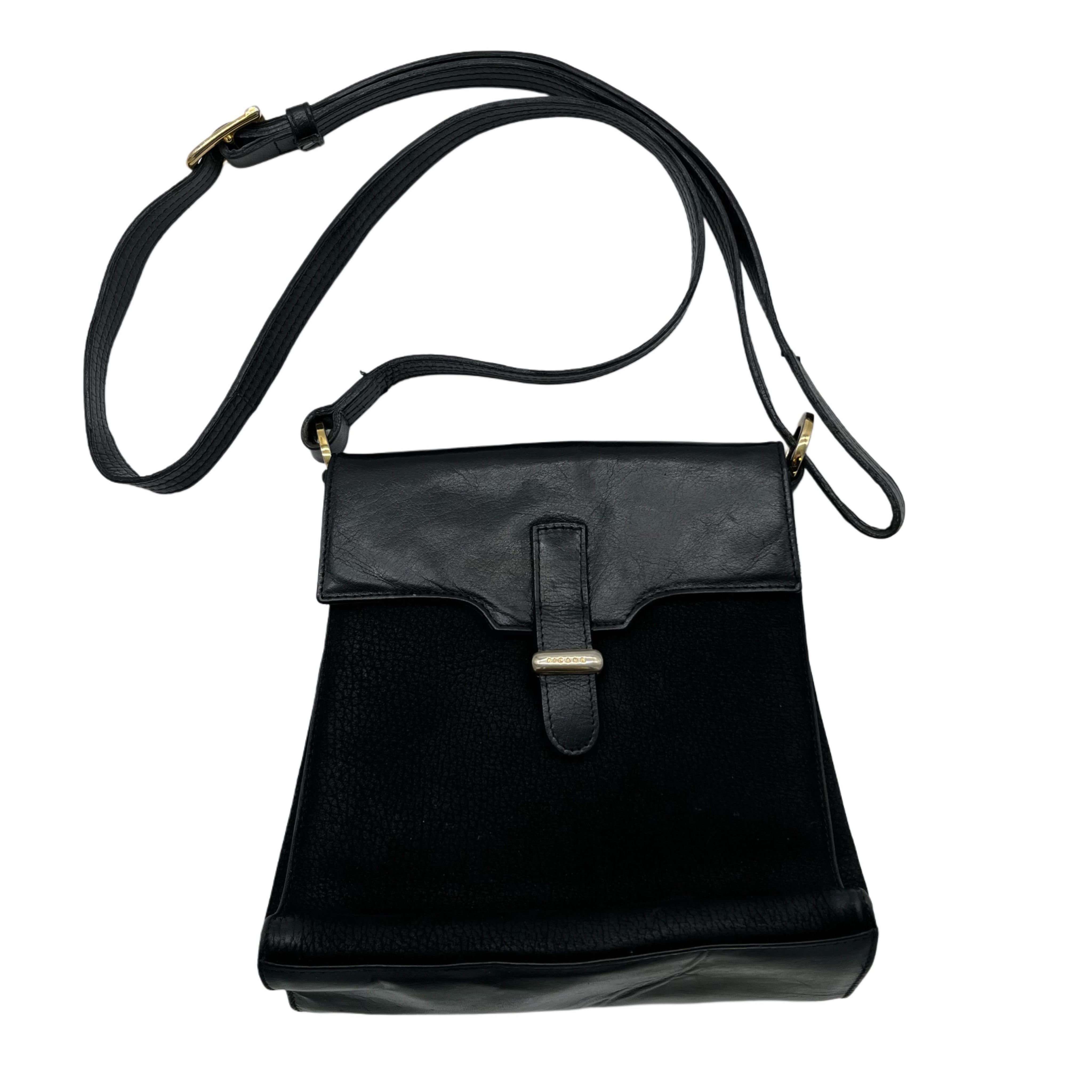 BLACK LEATHER CROSS BODY BAG BLACK LEATHER CROSS BODY BAG