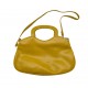 YELLOW LEATHER CROSS BODY BAG YELLOW LEATHER CROSS BODY BAG