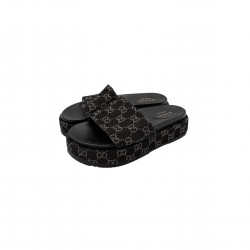 GUCCI CLOTH MULES 