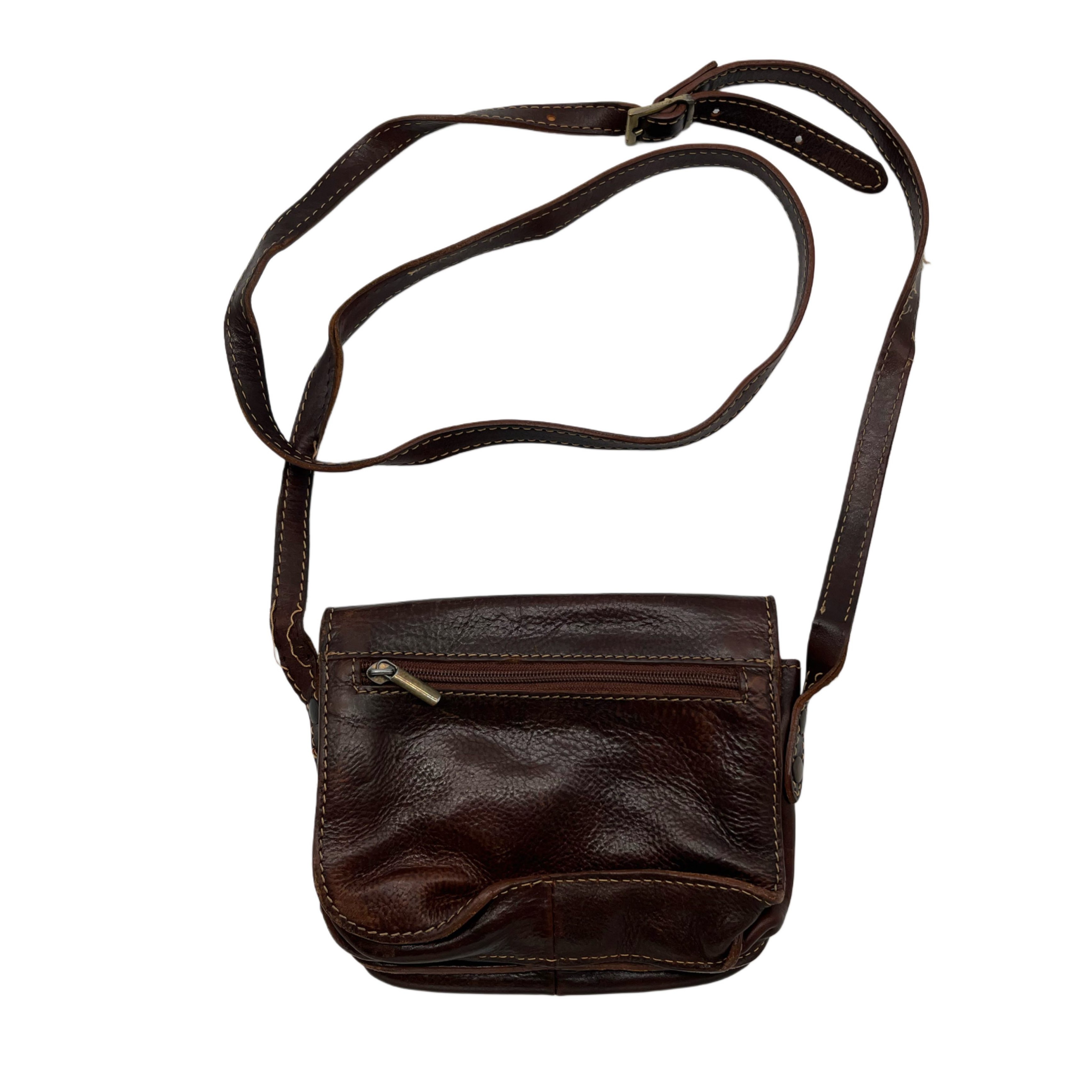 BROWN LEATHER CROSSBODY BAG BROWN LEATHER CROSSBODY BAG