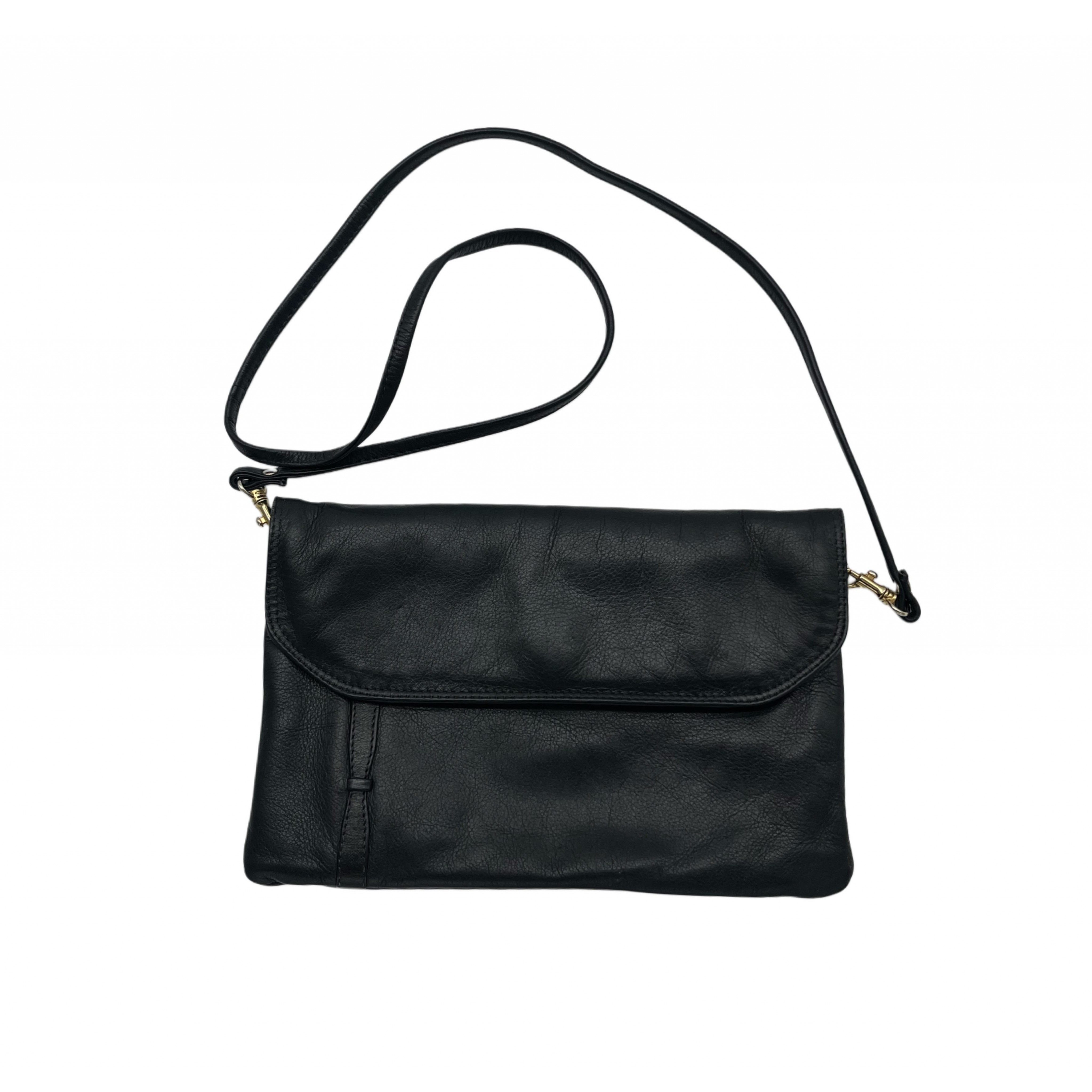 BLACK LEATHER SHOULDER BAG BLACK LEATHER SHOULDER BAG