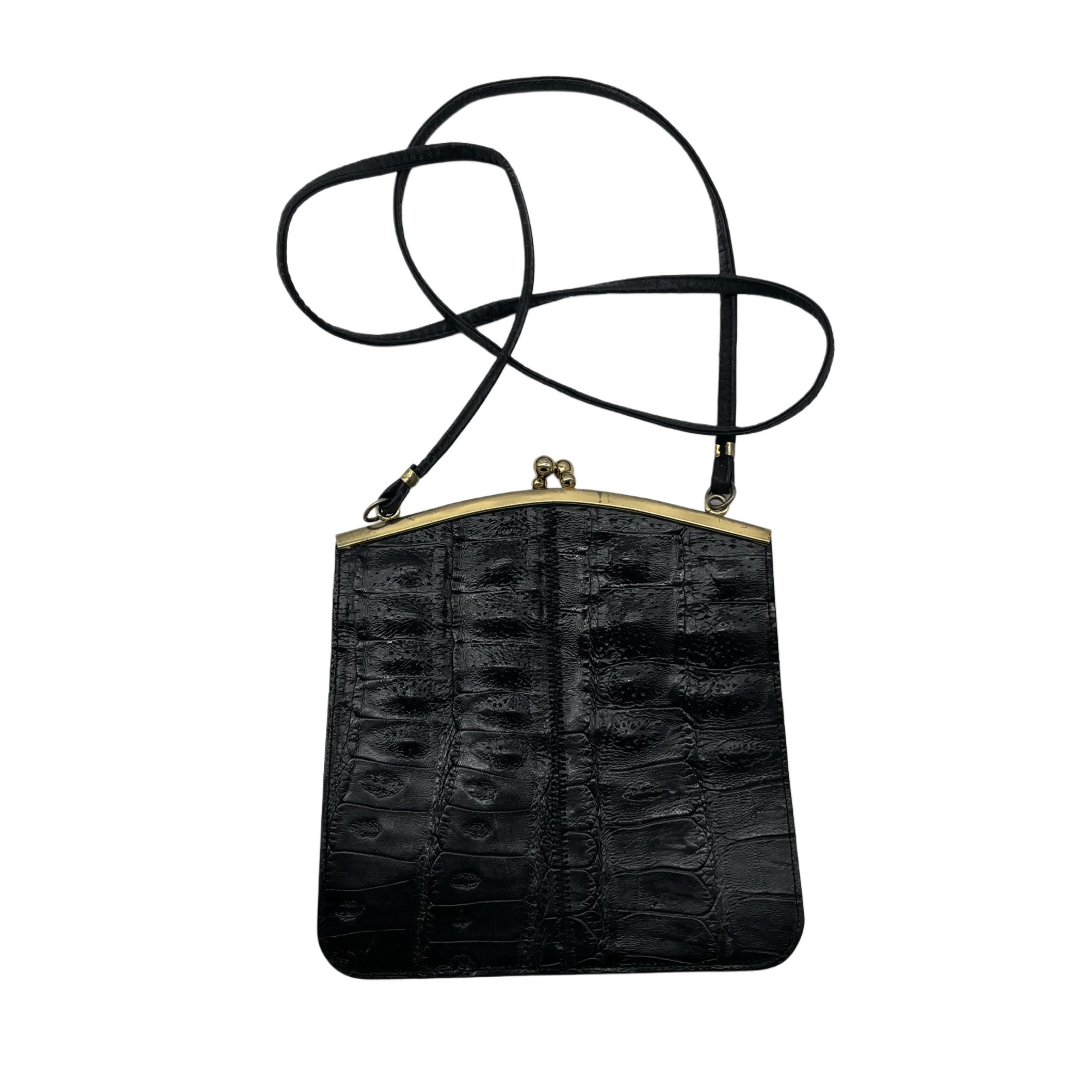 BLACK LEATHER CROSS BODY BAG BLACK LEATHER CROSS BODY BAG