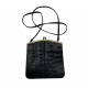 BLACK LEATHER CROSS BODY BAG BLACK LEATHER CROSS BODY BAG