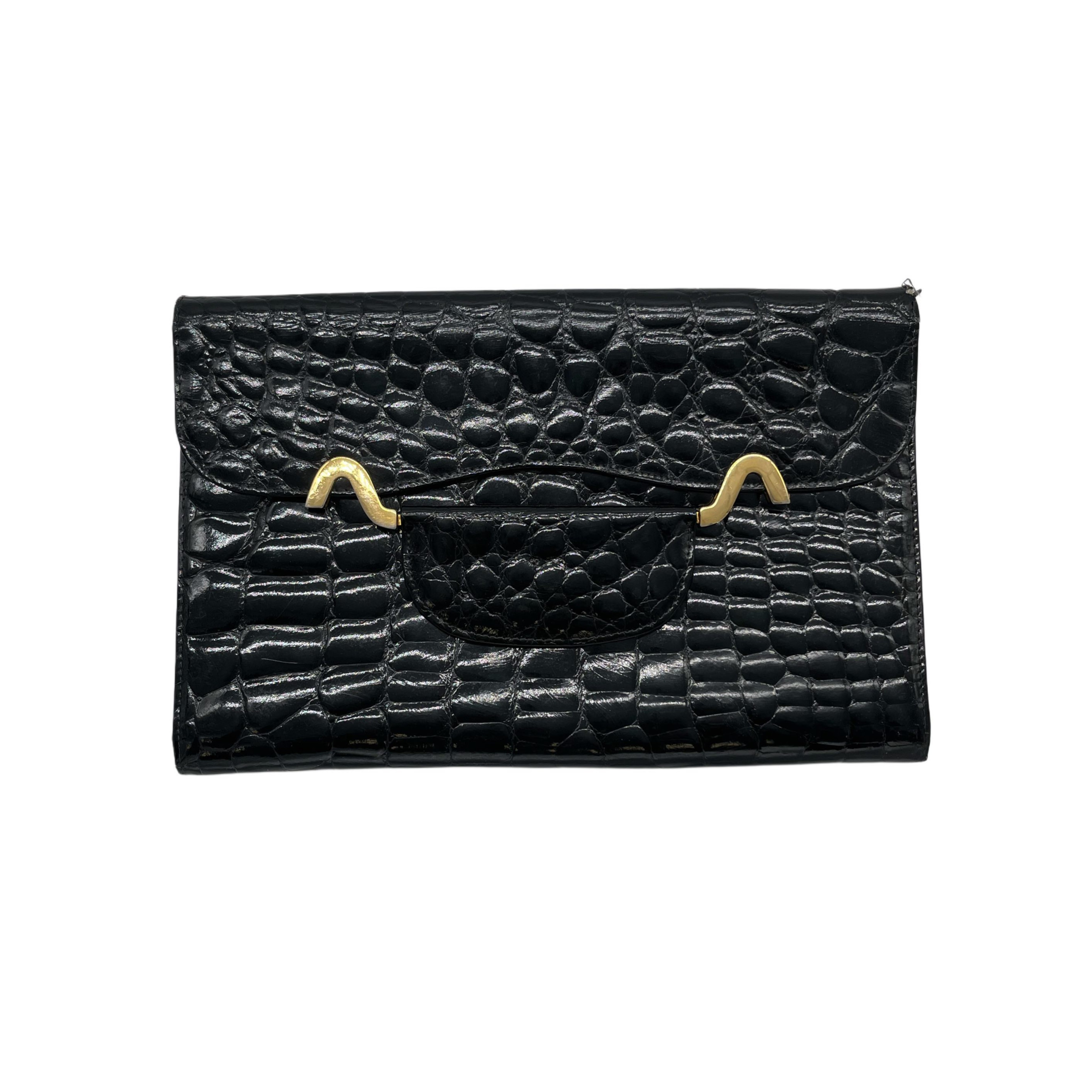 BLACK LEATHER CLUTCH BAG BLACK LEATHER CLUTCH BAG