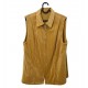 BROWN VINTAGE SLEEVELESS JACKET BROWN VINTAGE SLEEVELESS JACKET
