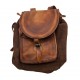 BROWN LEATHER VINTAGE BACKPACK BROWN LEATHER VINTAGE BACKPACK