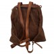 BROWN LEATHER VINTAGE BACKPACK BROWN LEATHER VINTAGE BACKPACK