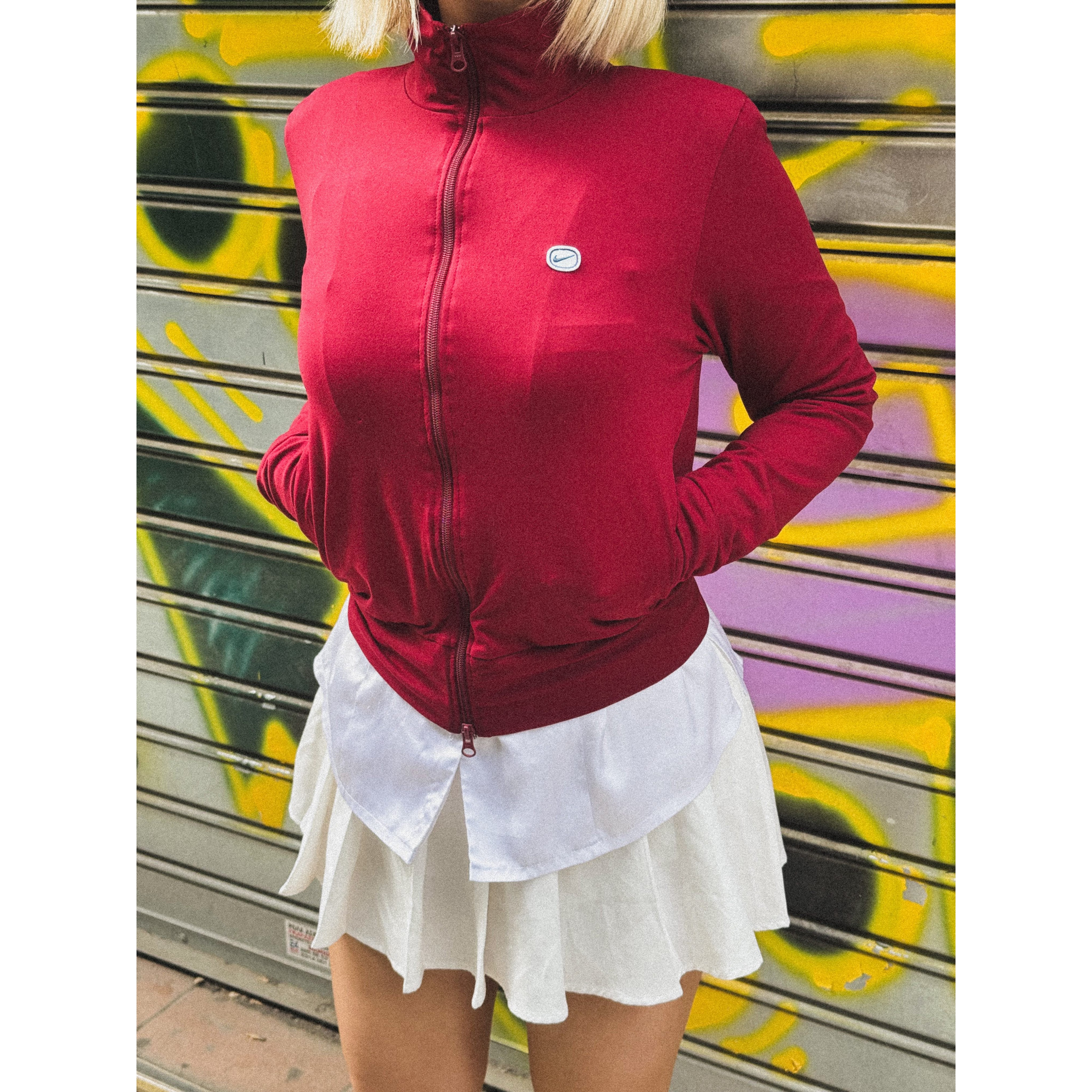 NIKE RED JACKET VINTAGE NIKE RED JACKET VINTAGE