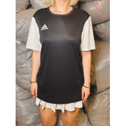 ADIDAS BLACK N WHITE T-SHIRT