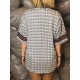 ADIDAS GREY VINTAGE POLO T-SHIRT ADIDAS GREY VINTAGE POLO T-SHIRT